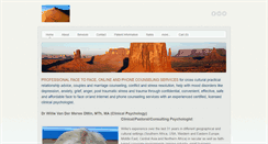 Desktop Screenshot of namibpsychologist.com